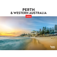 2026 Calendar Perth & Western Australia Horizontal Wall, BrownTrout A05579