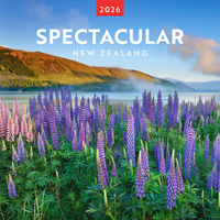 2026 Calendar Spectacular New Zealand Square Wall, BrownTrout A06163