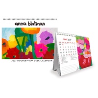 2027 Calendar Anna Blatman Double-View Desk Easel, Browntrout A06507