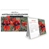 2027 Calendar Steve Parish Australian Wildflowers Double-View Desk Easel, Browntrout A06514