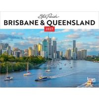 2027 Calendar Steve Parish Brisbane & Queensland Horizontal Wall, Browntrout A06705
