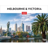 2027 Calendar Melbourne & Victoria Horizontal Wall, Browntrout A06736