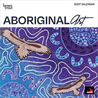 2027 Calendar Aboriginal Art Mini Wall, Browntrout A06828