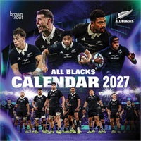 2027 Calendar All Blacks Square Wall, Browntrout A07030