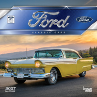 2027 Calendar Classic Ford Cars Square Wall, Browntrout A07146