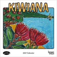 2027 Calendar Kiwiana Square Wall, Browntrout A07276
