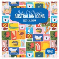 2027 Calendar Australian Icons Mini Wall, Browntrout A07542