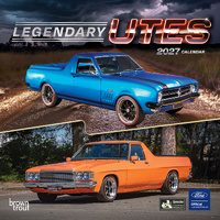 2027 Calendar Legendary Utes Square Wall, Browntrout A07566