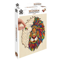 Puzzle Master Wooden Jigsaw Puzzle 140 Piece Lion