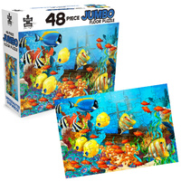 Puzzle Master Jumbo Jigsaw Floor Puzzle 48 Piece Underwater Shipwreck