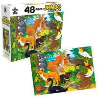 Puzzle Master Jumbo Jigsaw Floor Puzzle 48 Piece Aussie Animals