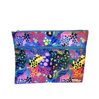 Got It Covered Pencil Case Large 2-Zip Kasey Rainbow Electric Leopard