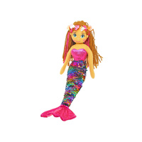 Aurora Plush 45cm KAI Flip Sequined Pink Mermaid, MER278