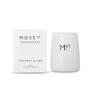 Moss Fragrances Coconut and Lime Scented Candle