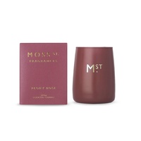 Moss Fragrances Peony Rose Scented Candle
