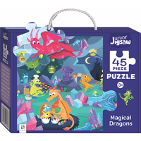 45 Piece Junior Jigsaw Puzzle: Magical Dragons