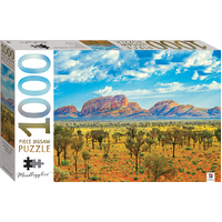 1000 Piece Jigsaw Puzzle: Uluru-Kata Tjuta National Park, Australia by Mindbogglers