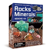 Kaper Kidz Dig & Discover Rocks And Minerals Mining Kit , DD7103