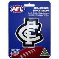 Fan Emblems Decal AFL Carlton Blues Logo Car Sticker JAS-FEA10378-022B