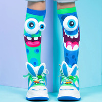 Madmia Socks Ages 6-99 Silly Monster MM207