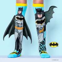Madmia Socks Ages 6-99 - Batman MB001, Novelty Socks, One Size Fits Most