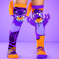 Madmia Socks Ages 6-99 One Size Fits Most - STITCHZILLA Novelty Socks