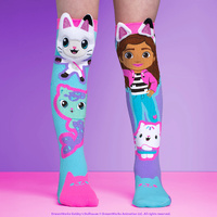 Madmia Socks Ages 6-99 One Size Fits Most GABBY'S DOLLHOUSE Novelty Socks