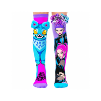 MADMIA Socks Ages 6-99 One Size Fits Most - HUNTRIX & DERPY Novelty Socks