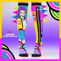 Madmia Socks Ages 3-5 Toddler - KPop Demon Hunters RUMI Novelty Socks