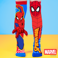 Madmia Socks Ages 3-5 Toddler - Marvel SPIDERMAN Novelty Socks