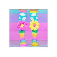 Madmia Socks Ages 6-99 One Size Fits Most - FLOWER POWER, Novelty Socks
