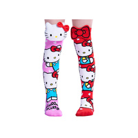 Madmia Socks Ages 6-99 One Size Fits Most - SANRIO HELLO KITTY Novelty Socks