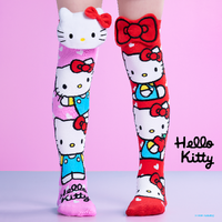 Madmia Socks Ages 6-99 One Size Fits Most - SANRIO HELLO KITTY Novelty Socks