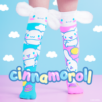 Madmia Socks Ages 6-99 One Size Fits Most - SANRIO CINNAMOROLL Novelty Socks