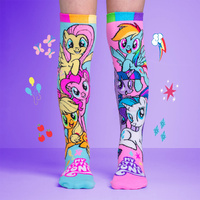 Madmia Socks Ages 6-99 One Size Fits Most MY LITTLE PONY Novelty Socks
