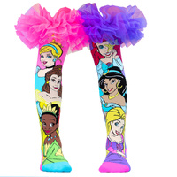 Madmia Socks Ages 6-99 One Size Fits Most - DISNEY PRINCESS Novelty Socks