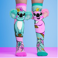 Madmia Socks Ages 6-99 One Size Fits Most KOOL KOALA Novelty Socks