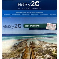 2024 Calendar easy2C Magnet, EsE-2c Easy To See 4278.