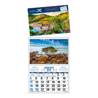 2026 Calendar easy2C A4 Horizontal Wall 4221