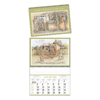 2026 Calendar Jock's Country Life 337x240mm Wiro Wall, easy2C 4242