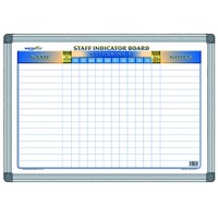 Collins Debden Writeraze Magnetic Perpetual Staff Planner A2 Laminated 03605