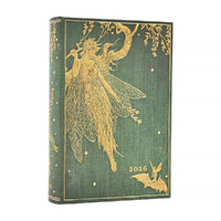 2026 Diary Paperblanks Mini Day-At-A-Time  Hardcover Olive Fairy