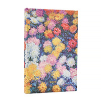 2026 Diary Paperblanks Mini Week-At-A-Time Horizontal Hardcover Monet's Chrysanthemums