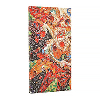 2026 Diary Paperblanks Slim Week-At-A-Time Horizontal Hardcover Gaudi's Sun