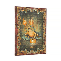 2026 Diary Paperblanks Midi Week-At-A-Time Vertical Hardcover The Brothers Grimm Frog Prince
