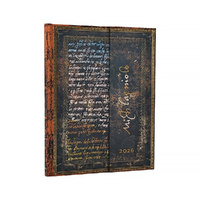 2026 Diary Paperblanks Ultra Week-At-A-Time Horizontal Hardcover Michelangelo Handwriting