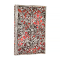 2026 Diary Paperblanks Mini Week-At-A-Time Horizontal Flexi Garnet