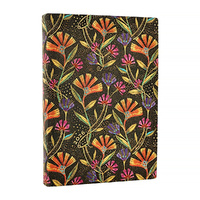 2026 Diary Paperblanks Midi Day-At-A-Time  Flexi Wild Flowers