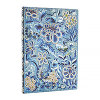 2026 Diary Paperblanks Midi Week-At-A-Time Horizontal Flexi Blue Willow