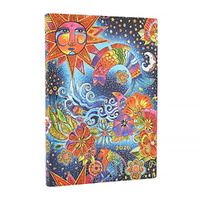 2026 Diary Paperblanks Midi Week-At-A-Time Horizontal Flexi Celestial Magic